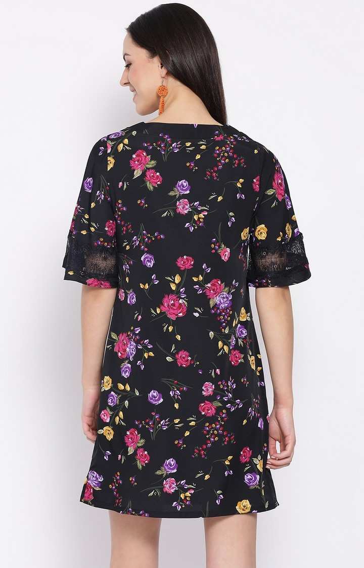 Floral Moody Lace Women’S Dress