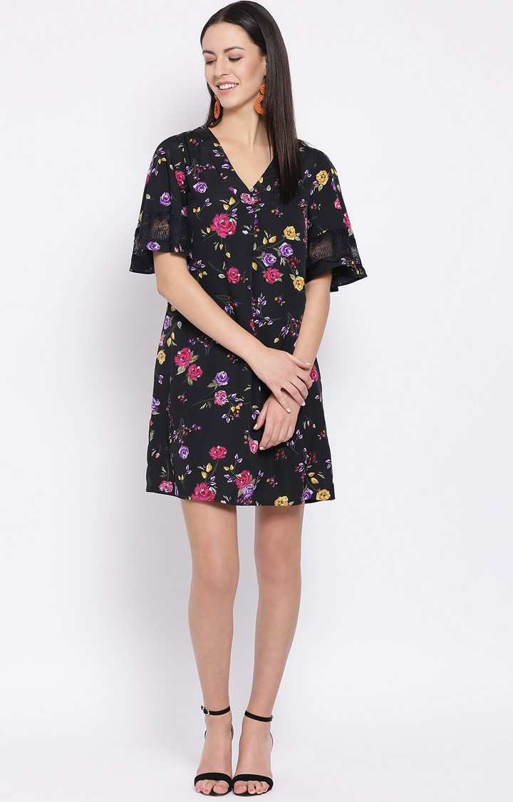 Floral Moody Lace Women’S Dress