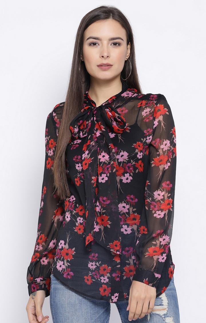 Violent Glamour Classic Tie Knot Women’S Top