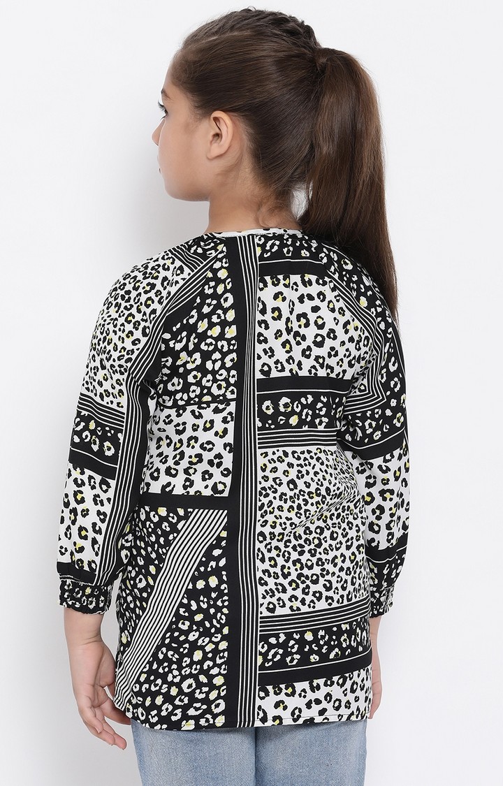 Floral Elegance Girl’S Top