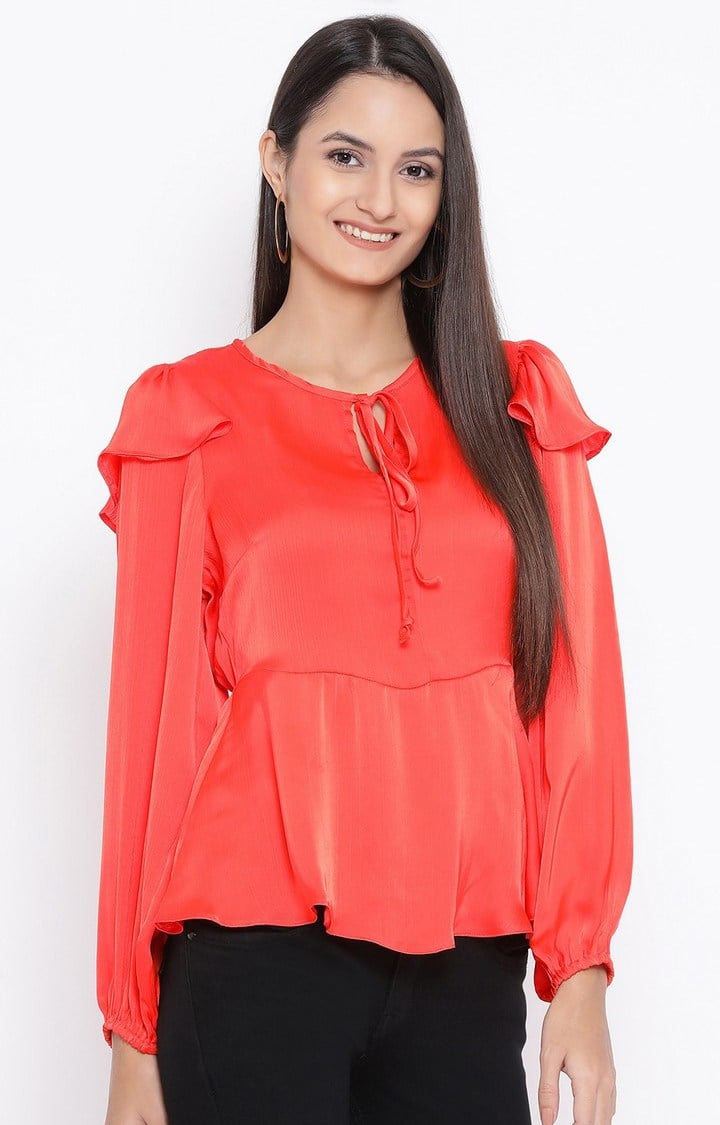 Fiery Pastel Sherlerne Women Top