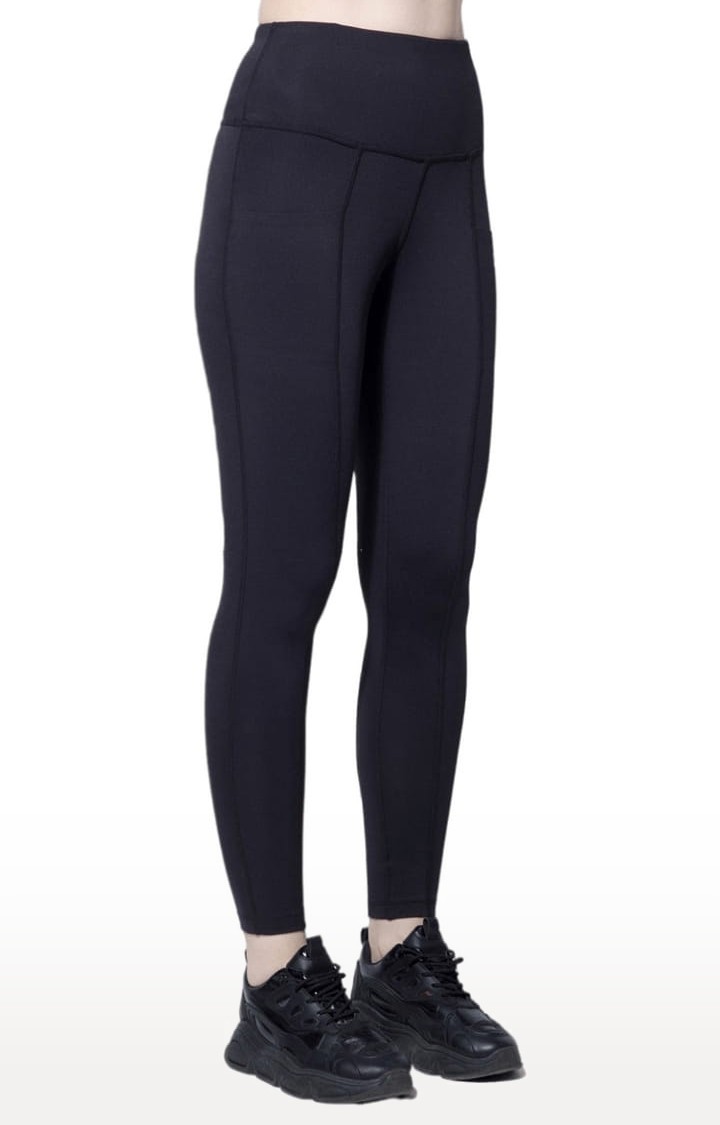 Instinct Scrunch 7/8 Leggings - Black | Muscle Nation | Be Activewear