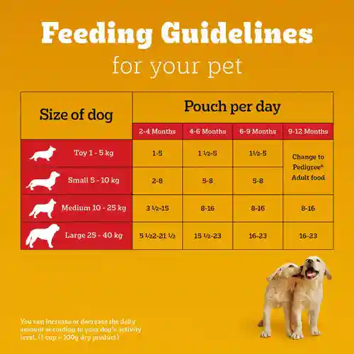 Pedigree Chicken & Liver Chunks In Gravy Puppy Wet Food, 130g