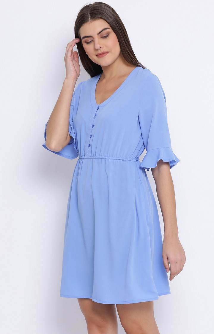 Sea Notorious Tie-Knot Women Dress