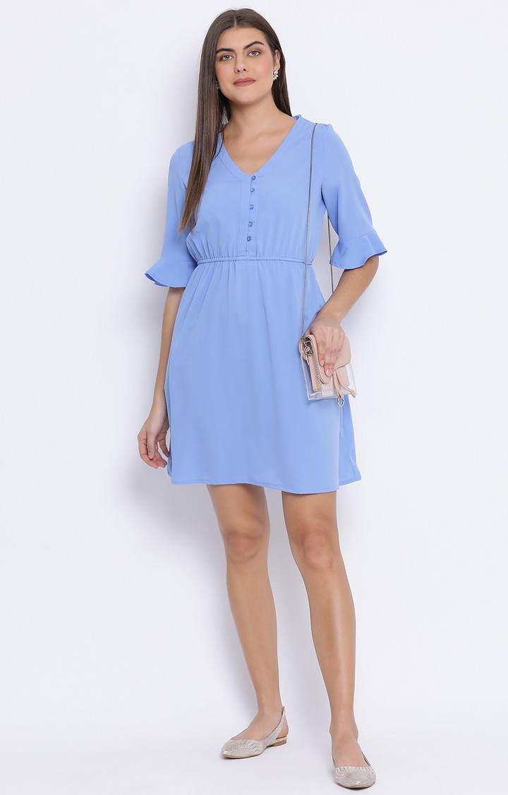 Sea Notorious Tie-Knot Women Dress