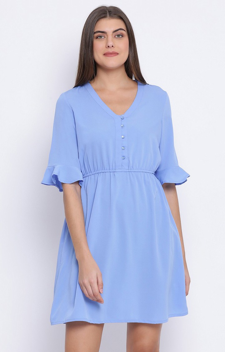 Sea Notorious Tie-Knot Women Dress