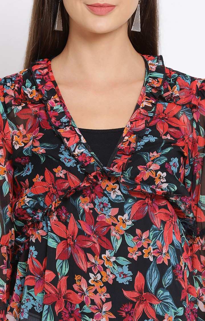 Floral Cherry Blossom Women Top