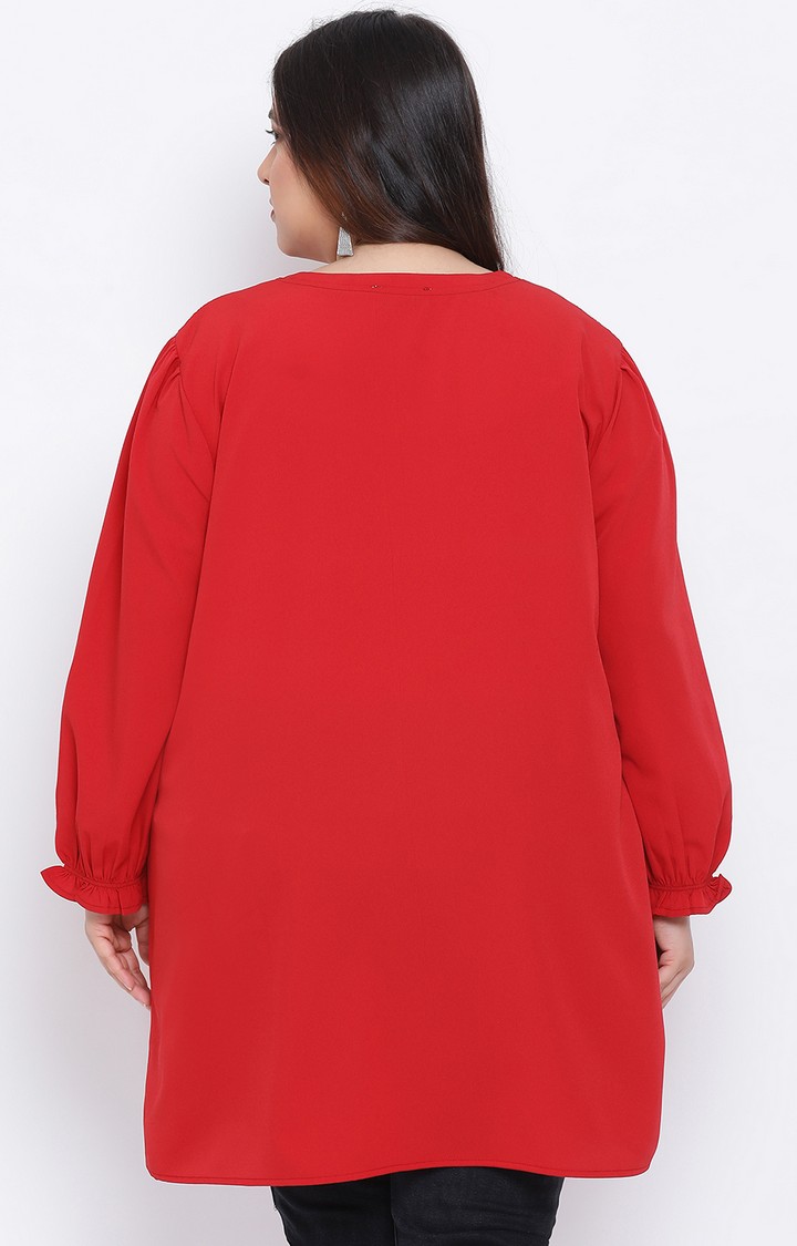 Fiery Lactoral Plus Size Women Tunic