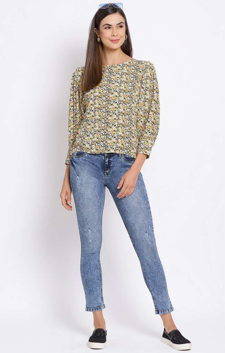 Floral Sunshine Women Top