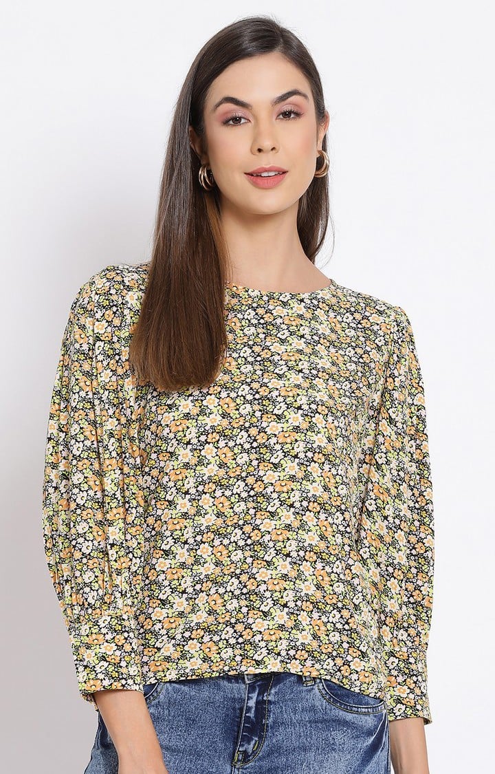 Floral Sunshine Women Top