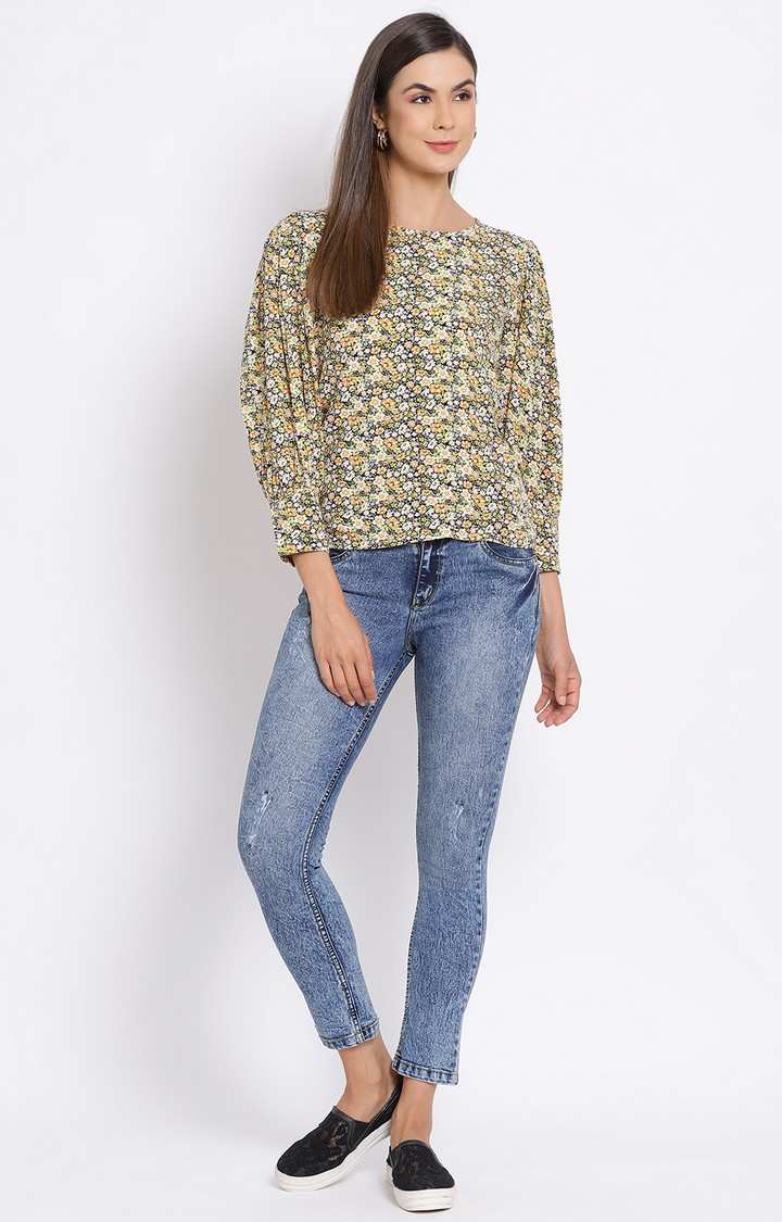 Floral Sunshine Women Top