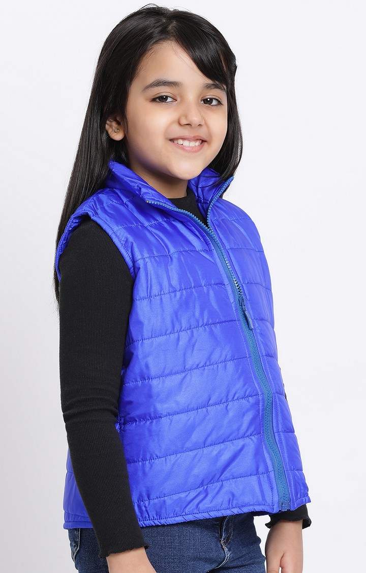 Ocean Symphony Girl Quilted Bomber Jacket