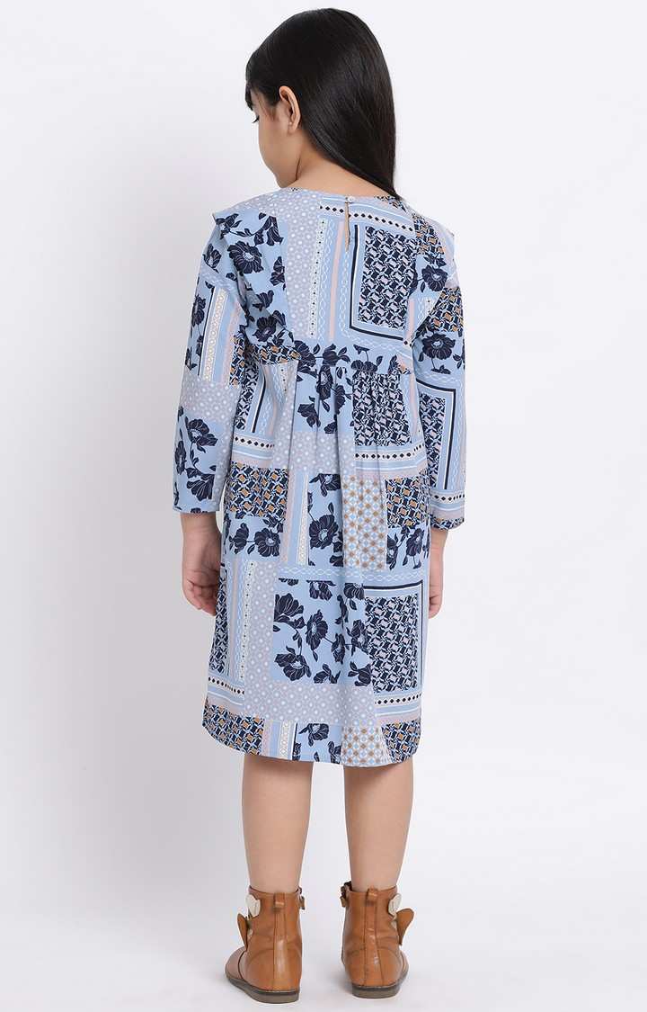 Floral Bond Casual Girl’S Dress