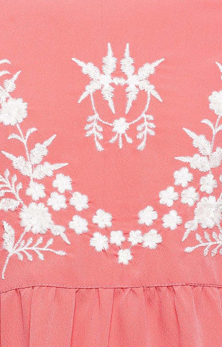 Bella Pastel Embroidered Girl’S Dress