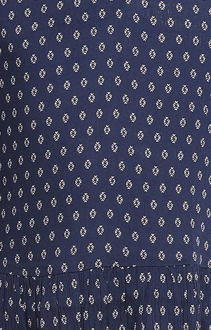 Polka Ocean Cute Girl’S Dress