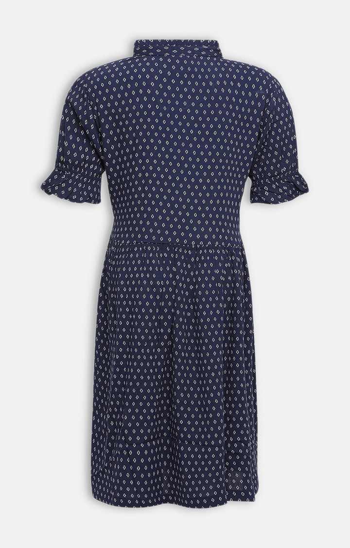 Polka Ocean Cute Girl’S Dress