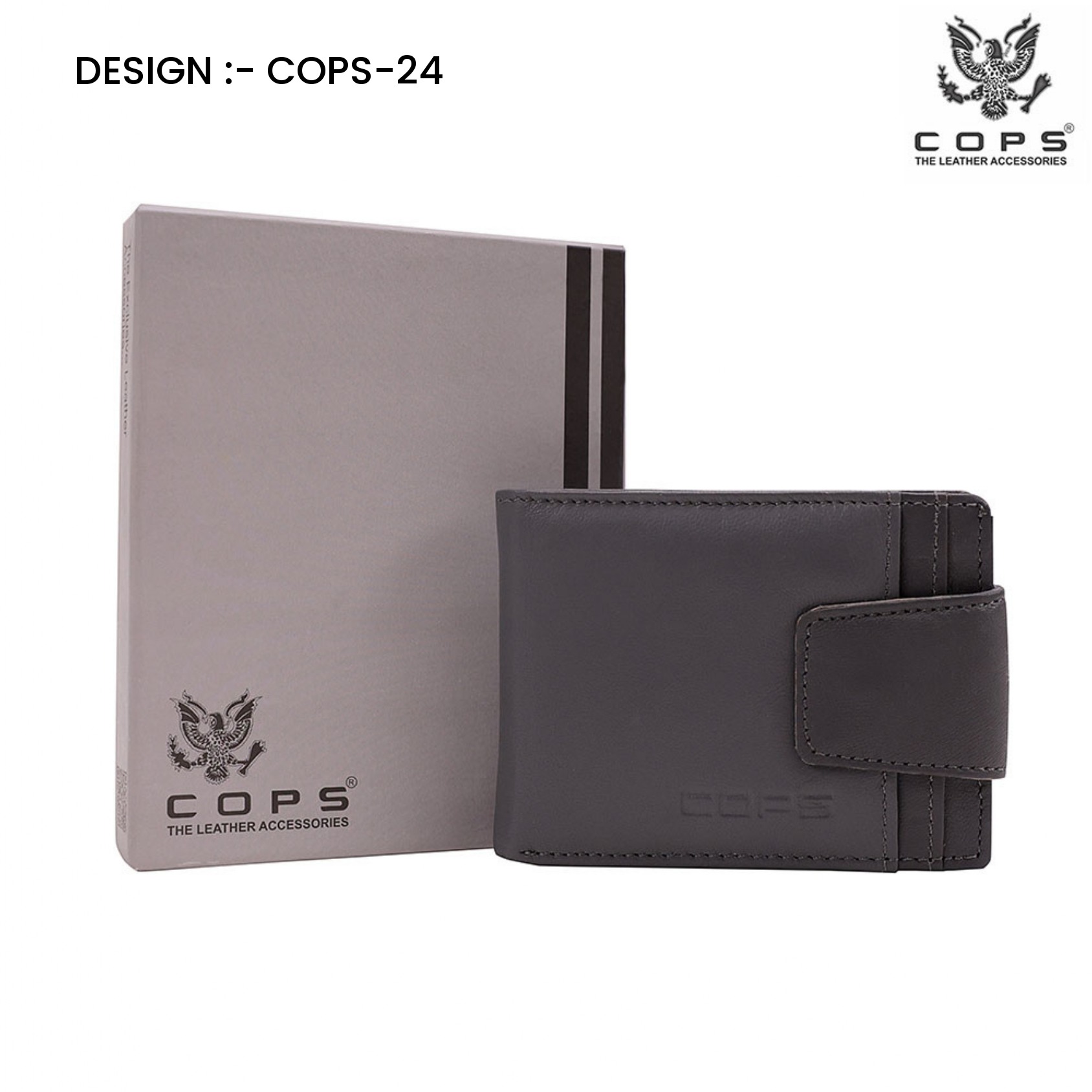 Men’s  Premium Touch Legacy Wallets - Leather Wallet by Cops