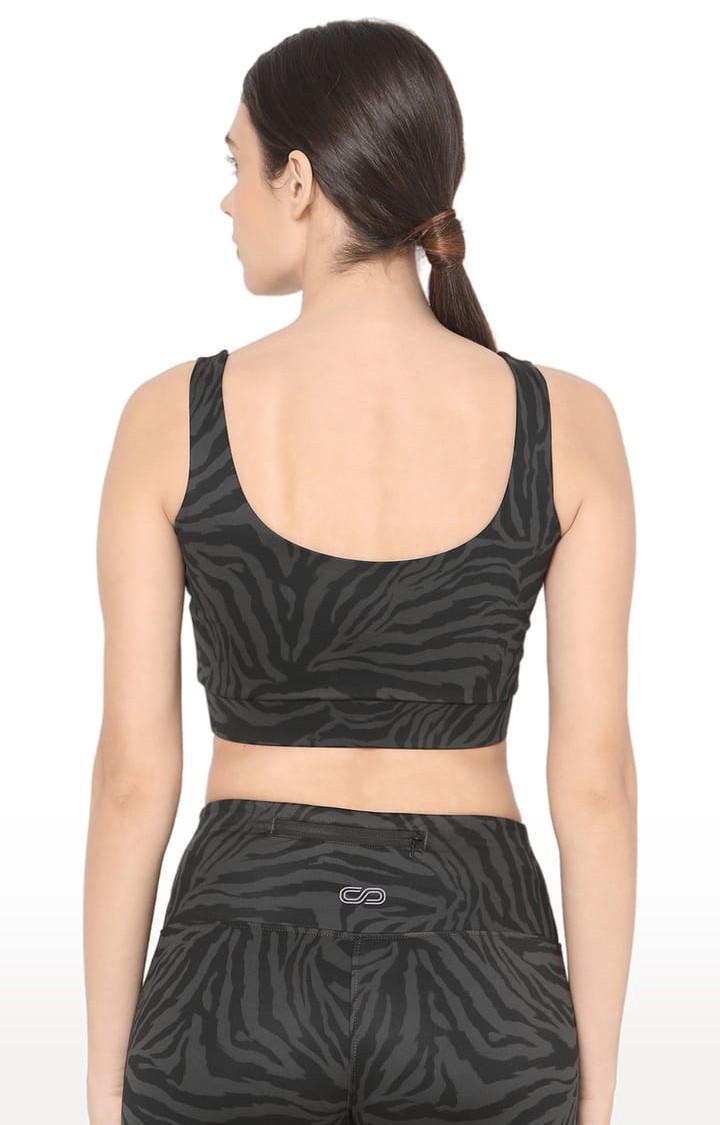 Women's Aura Round Neck Sports Bra