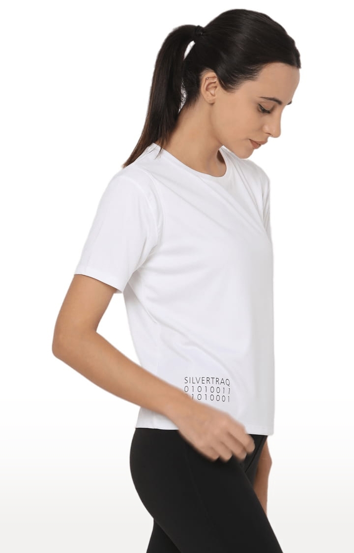 Silvertraq Women's Solid Regular Fit T-Shirt (W087P053_Acid Wash :  : Clothing & Accessories