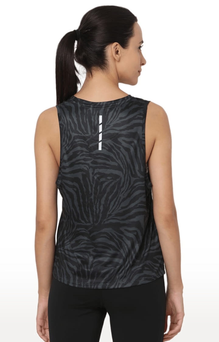 SilverTraq | Women's Black Polyester Solid Activewear Top 5