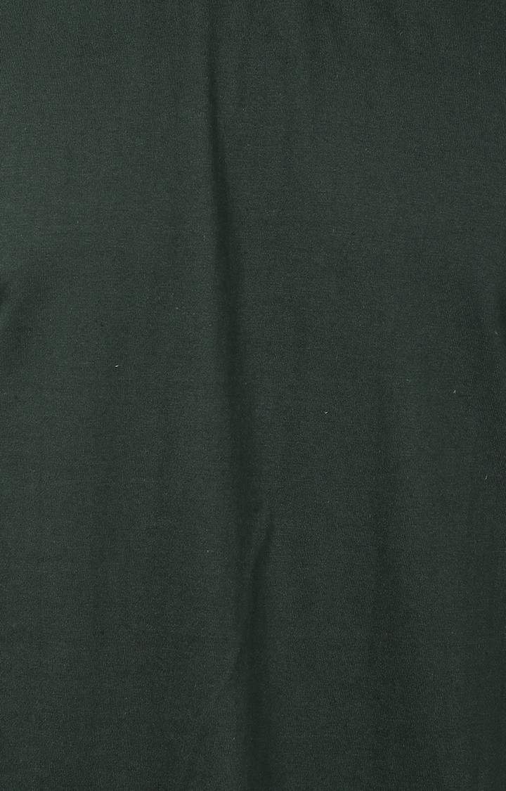 Men's Multicolor Cotton Solid Regular T-Shirts