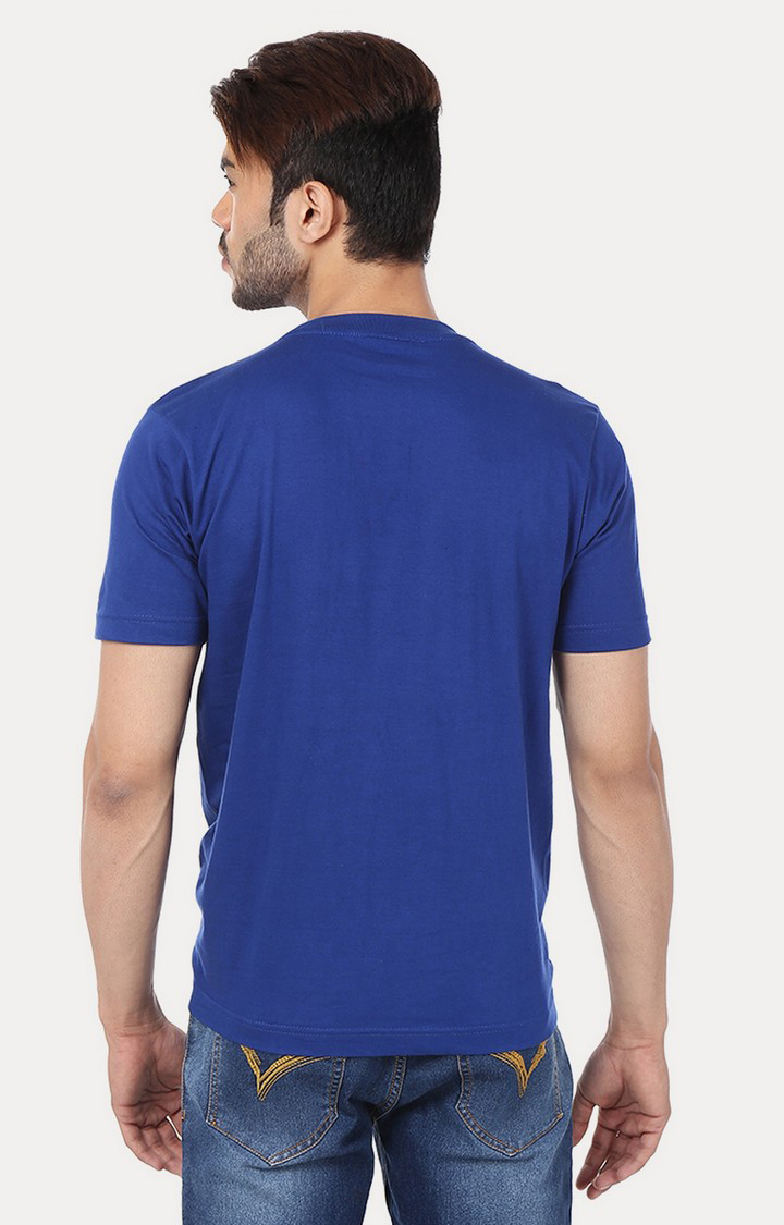 Men's Multicolor Cotton Solid Regular T-Shirts