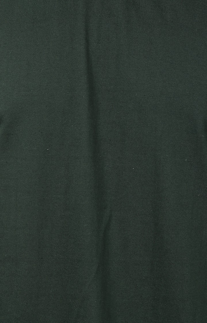 Men's Multicolor Cotton Solid Regular T-Shirts