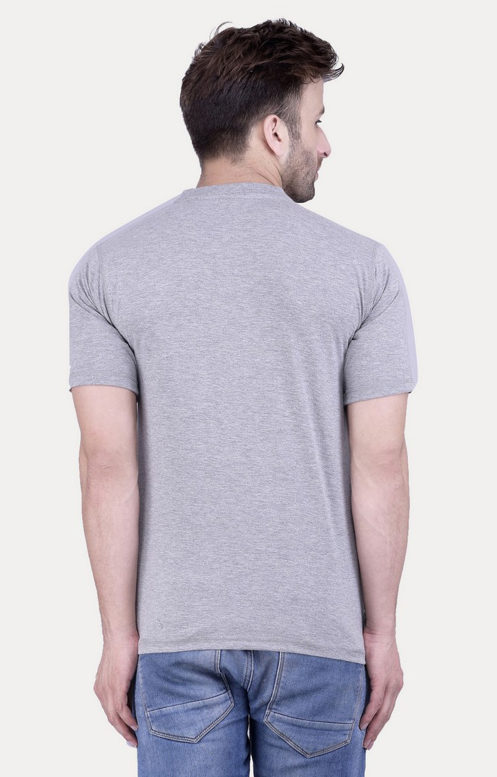 Men's Multicolor Cotton Solid Regular T-Shirts