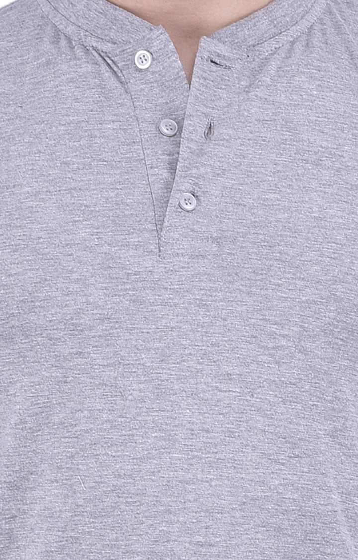 Men's Multicolor Cotton Solid Regular T-Shirts