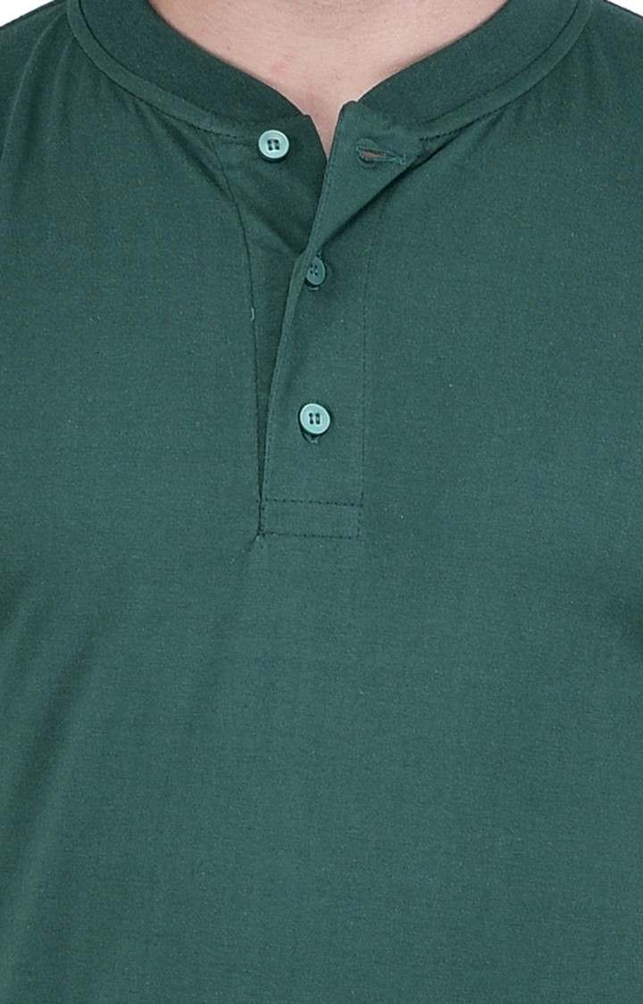 Men's Multicolor Cotton Solid Polos T-Shirts