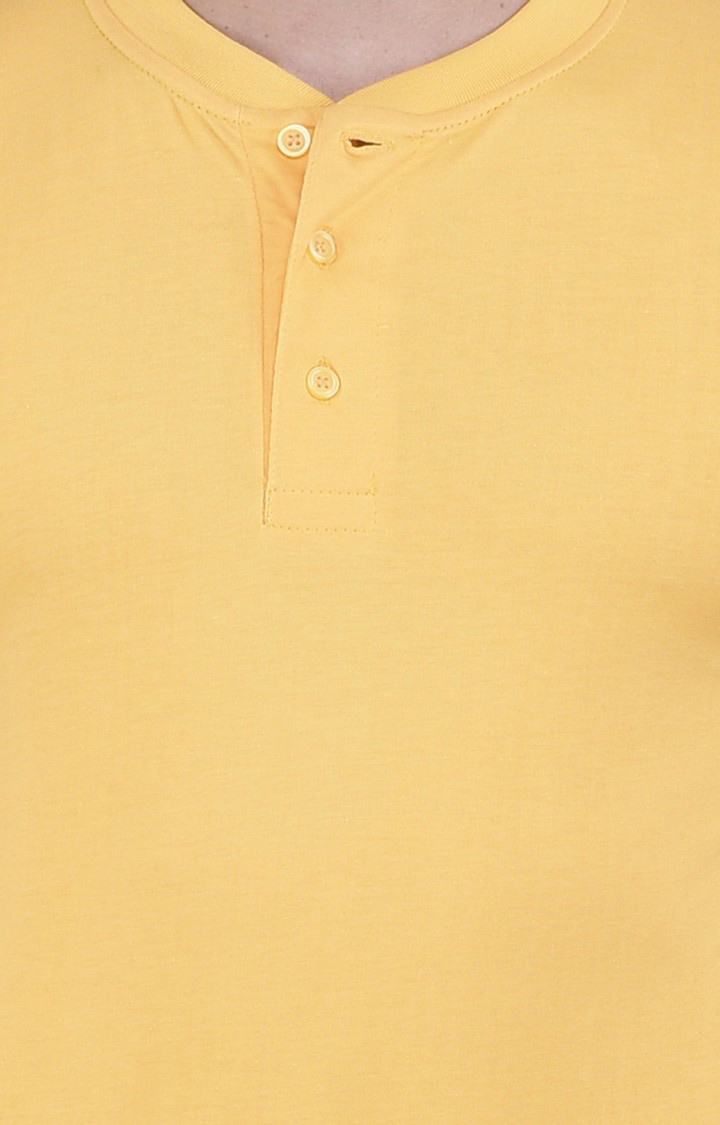 Men's Multicolor Cotton Solid Regular T-Shirts