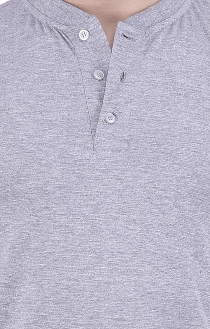 Men's Multicolor Cotton Solid Regular T-Shirts