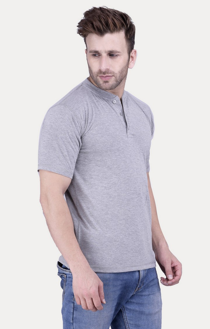Men's Multicolor Cotton Solid Regular T-Shirts