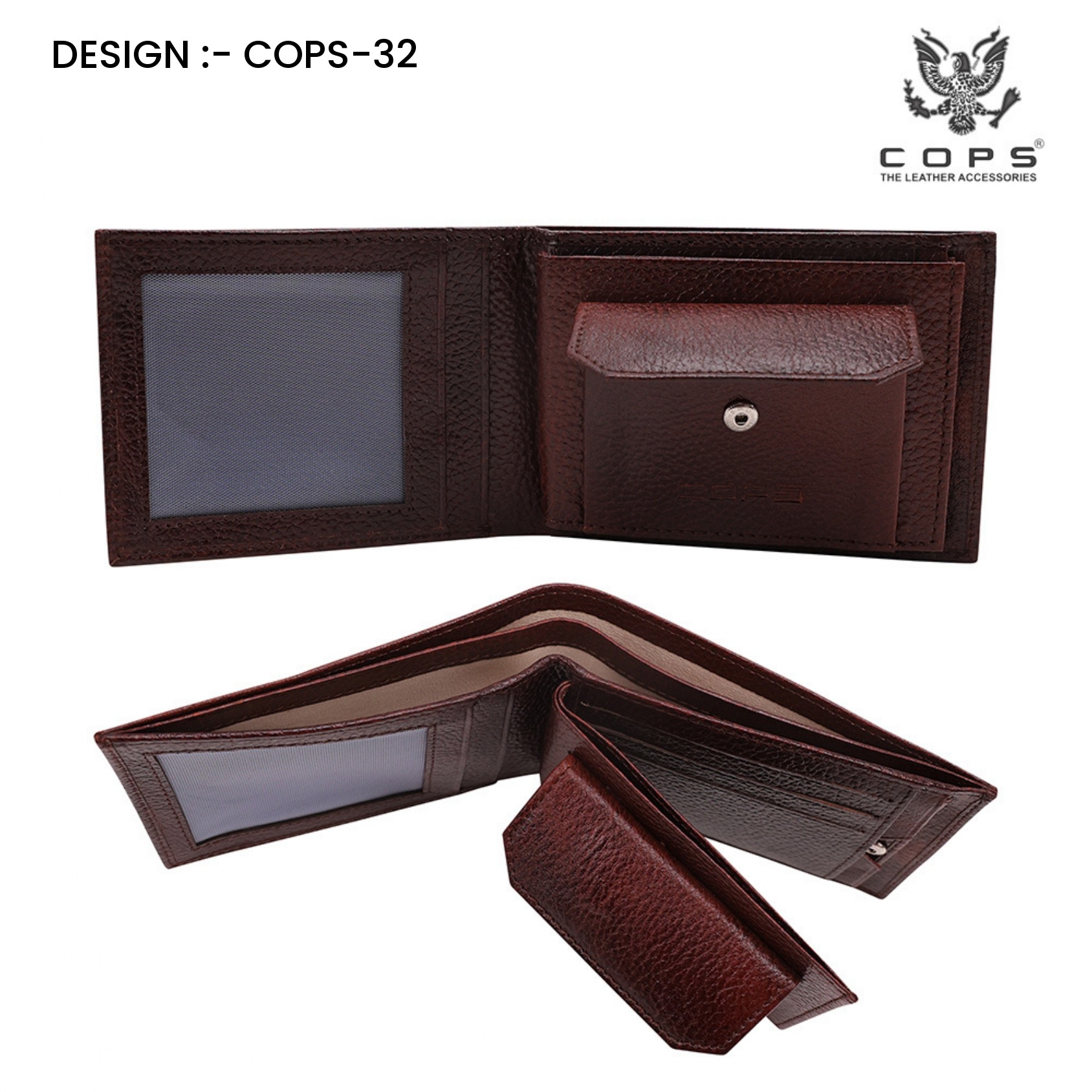 Men’s  Luxury Defined -  Leather Wallet by Cops