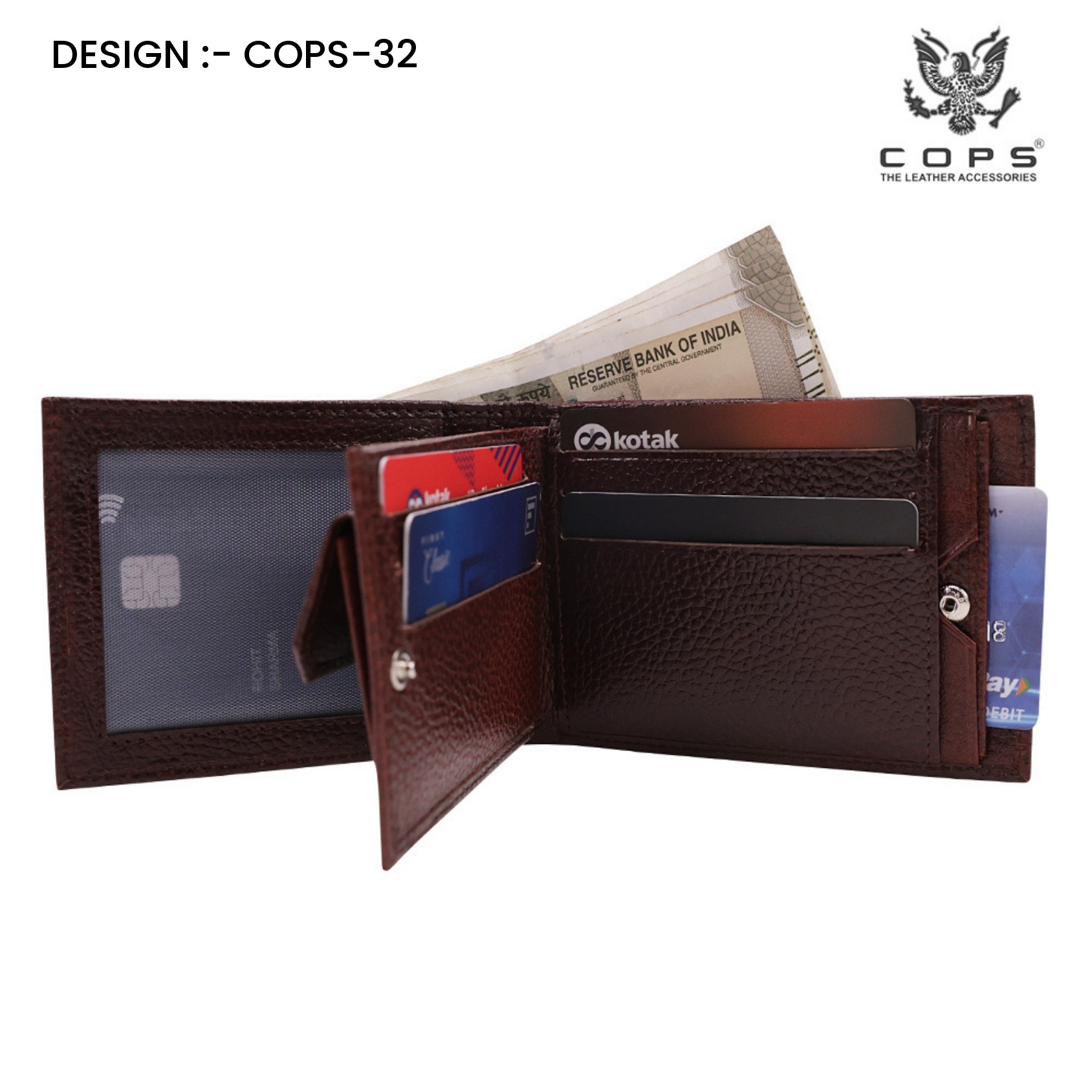 Men’s  Luxury Defined -  Leather Wallet by Cops