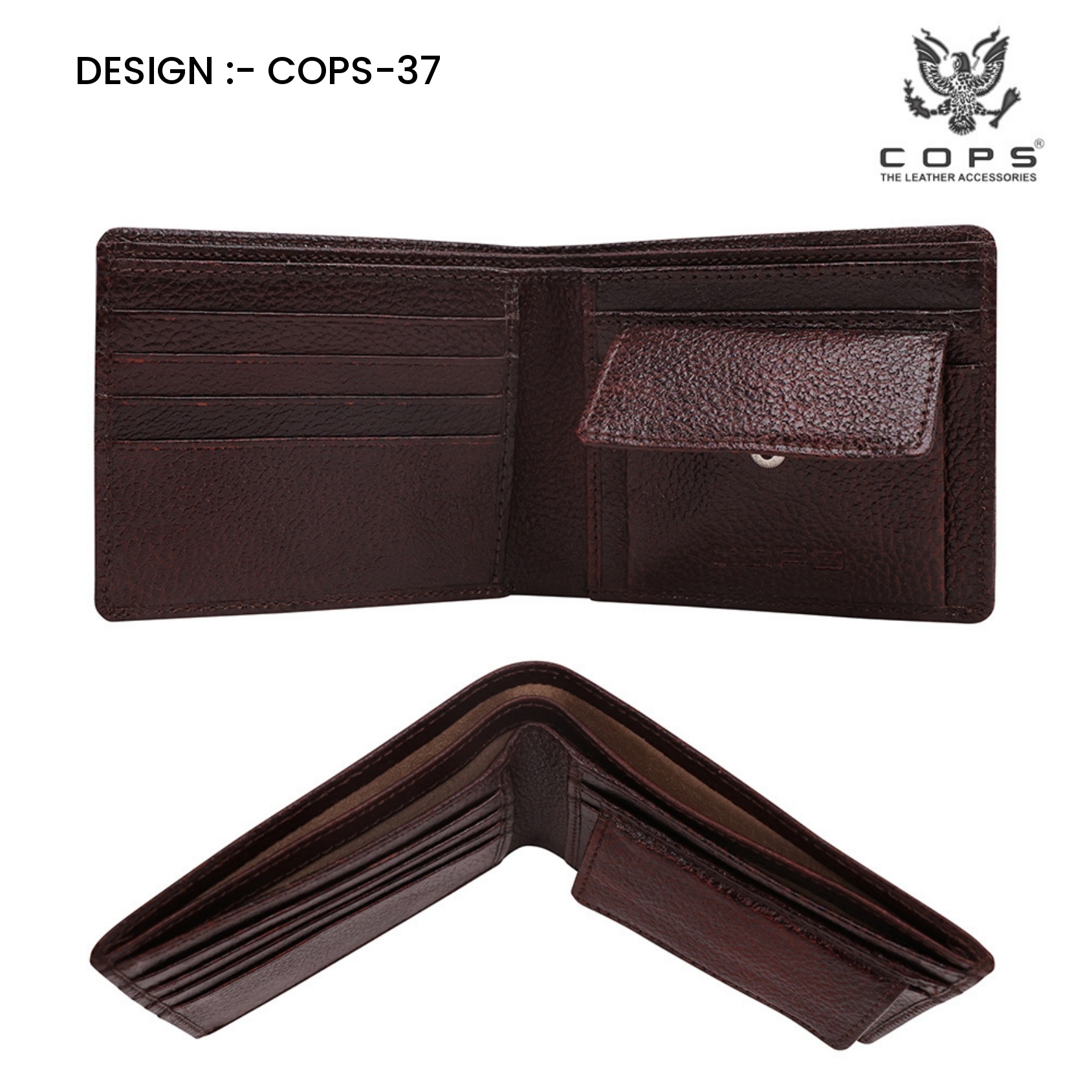 Men’s  Premium Touch Legacy Wallets - Leather Wallet by Cops