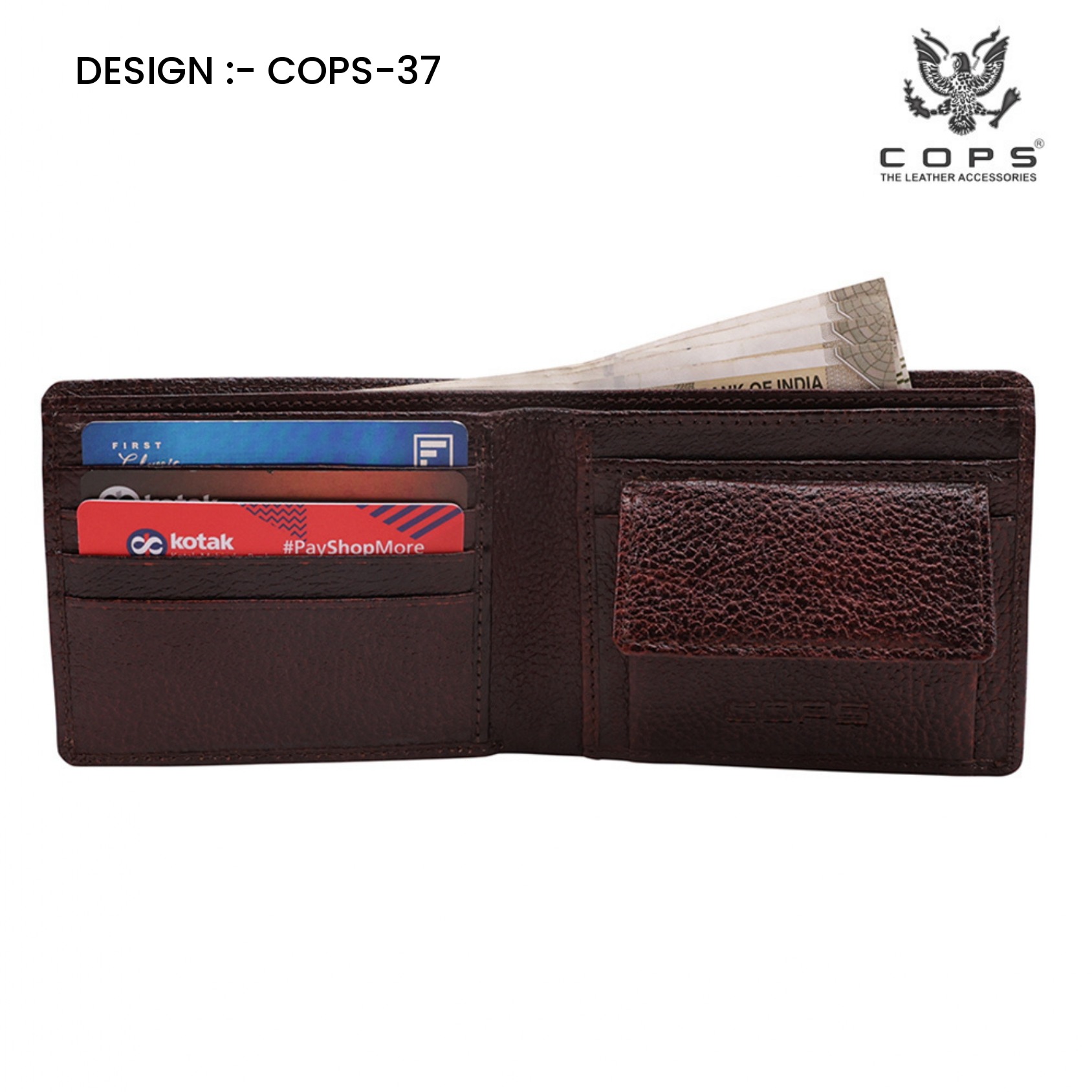 Men’s  Premium Touch Legacy Wallets - Leather Wallet by Cops