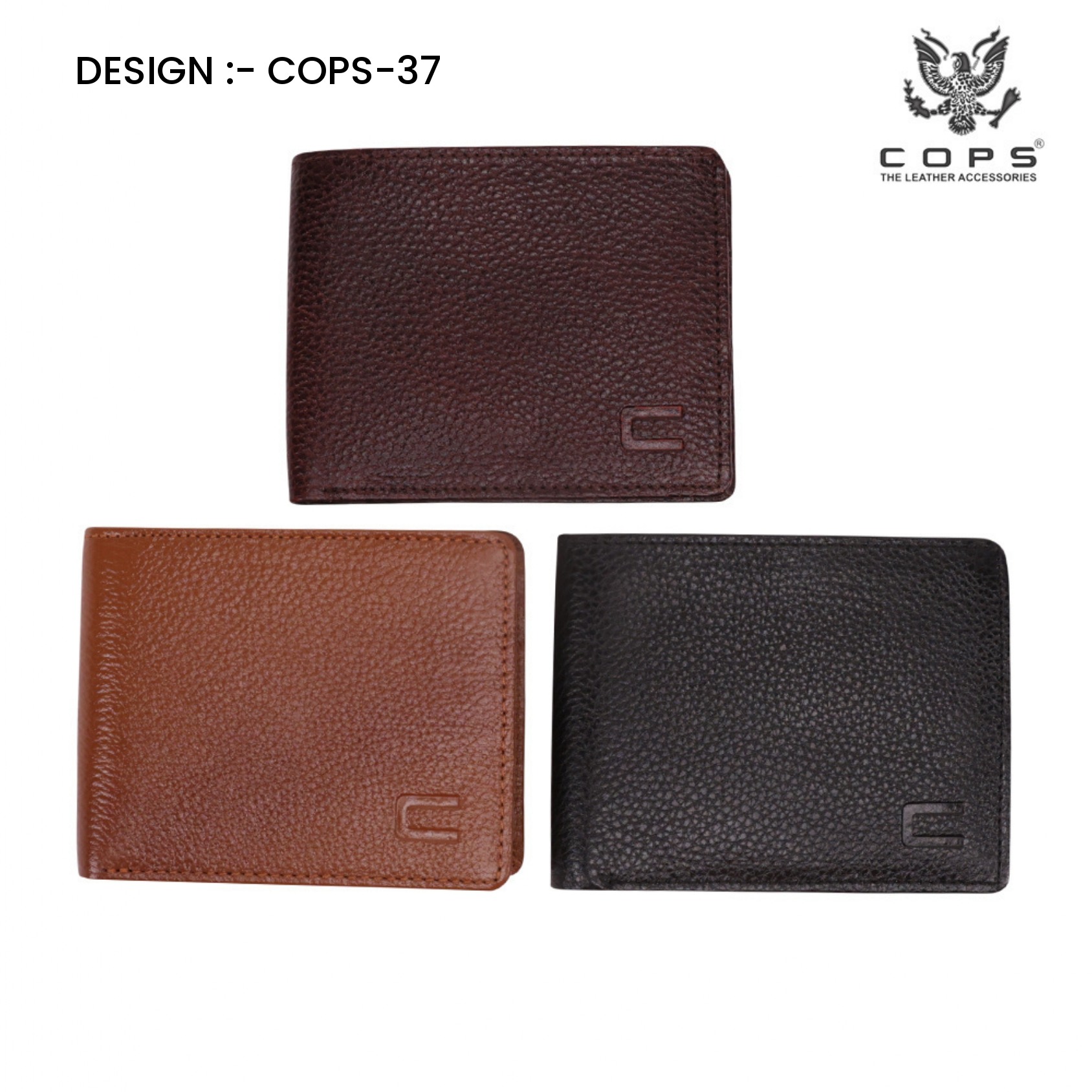 Men’s  Premium Touch Legacy Wallets - Leather Wallet by Cops