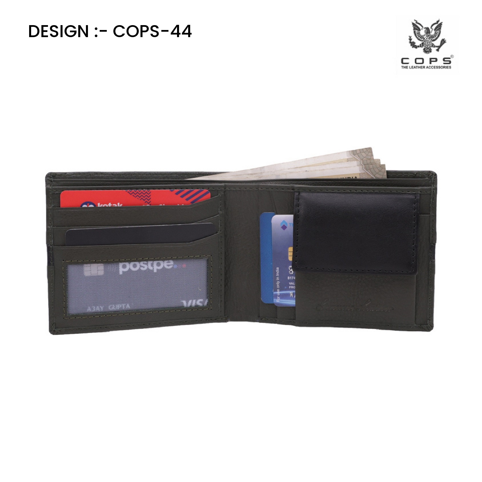 Men’s  Premium Touch Legacy Wallets - Leather Wallet by Cops