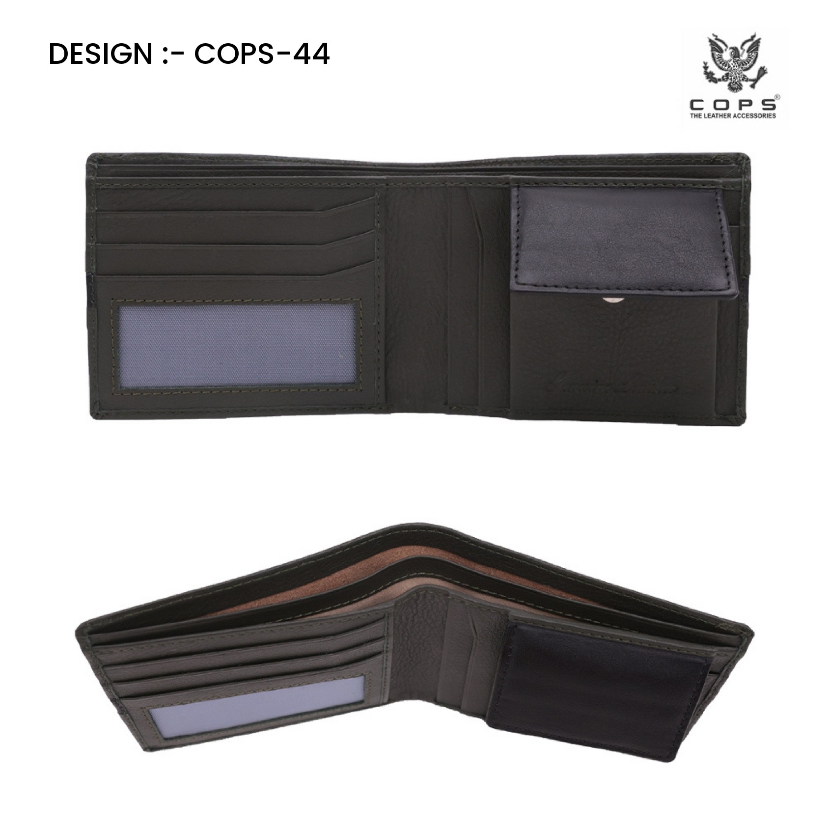 Men’s  Premium Touch Legacy Wallets - Leather Wallet by Cops