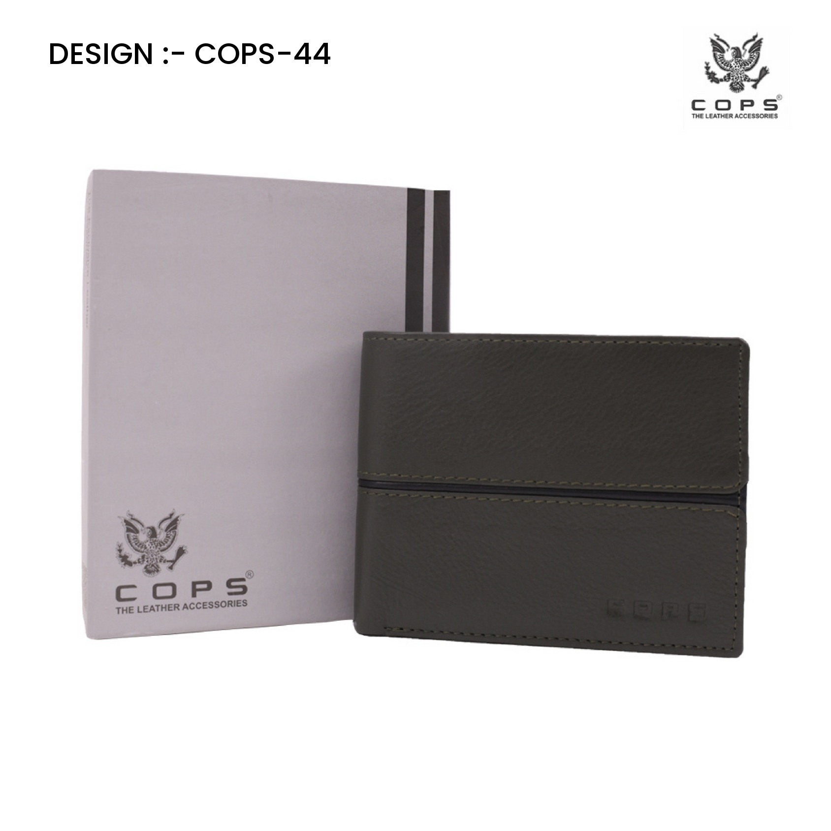 Men’s  Premium Touch Legacy Wallets - Leather Wallet by Cops