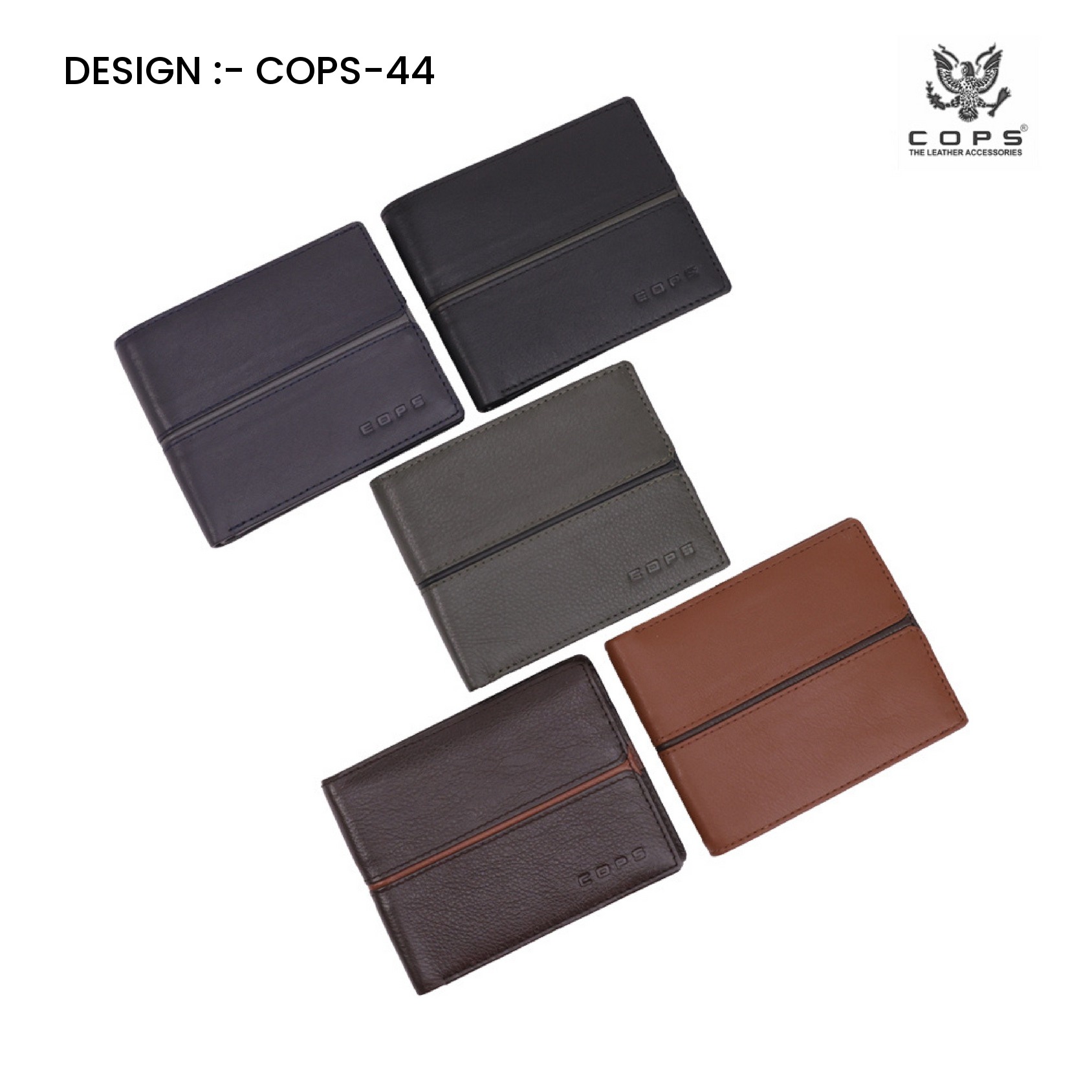 Men’s  Premium Touch Legacy Wallets - Leather Wallet by Cops