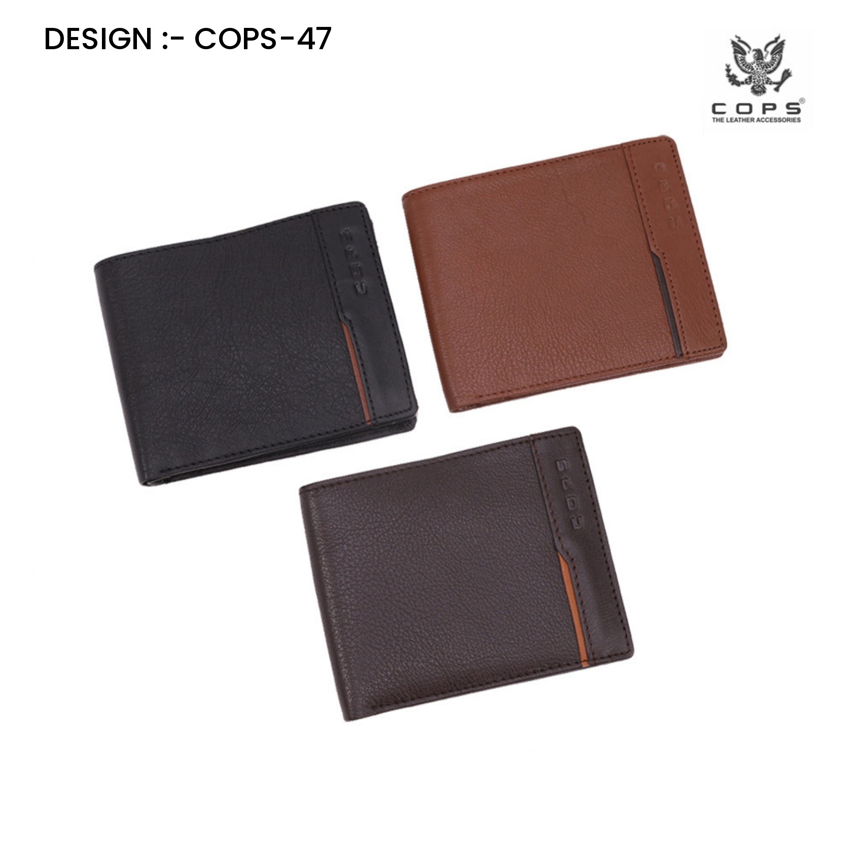 Men’s  Premium Touch Legacy Wallets - Leather Wallet by Cops
