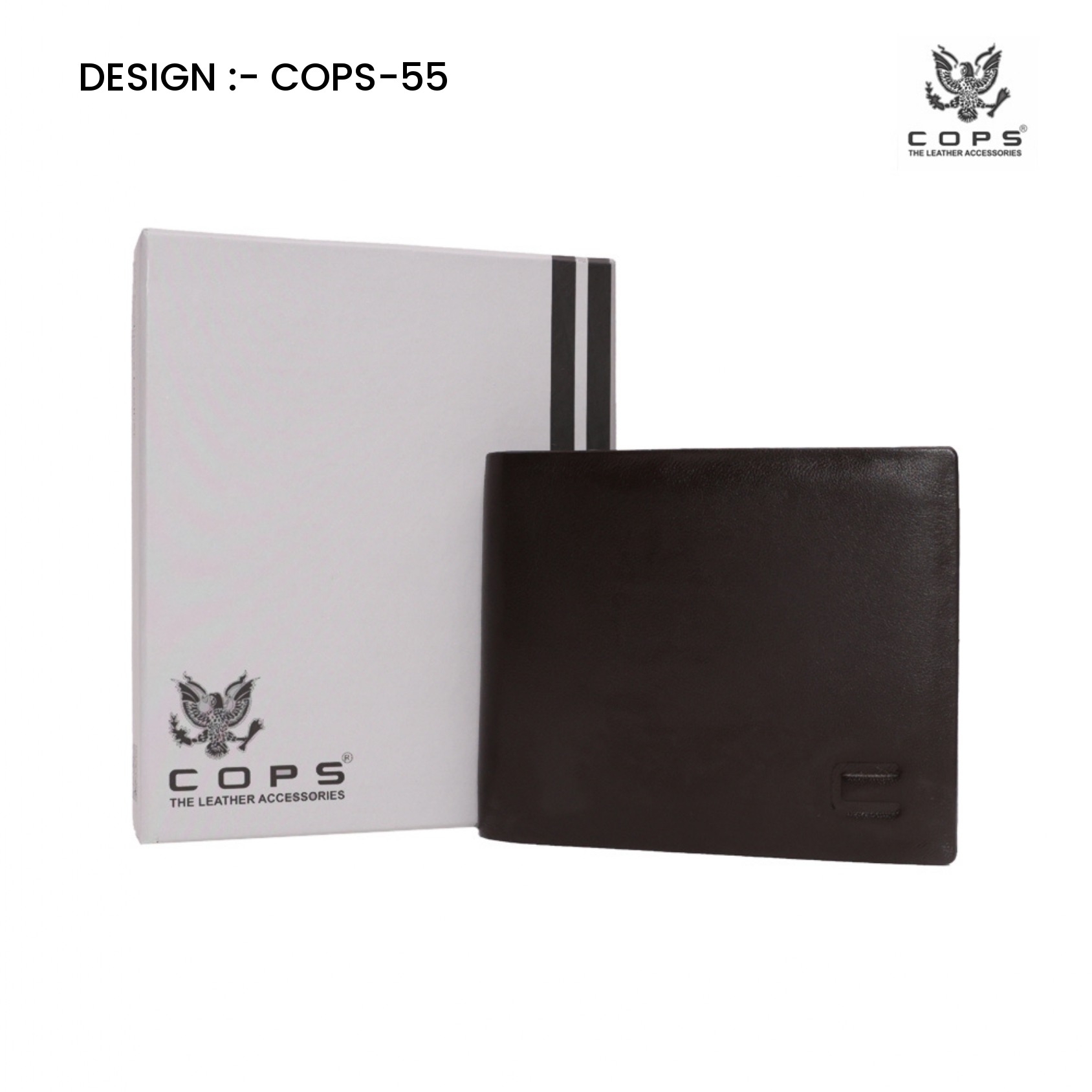 Men's Elite Edition-  Leather Wallet by Cops