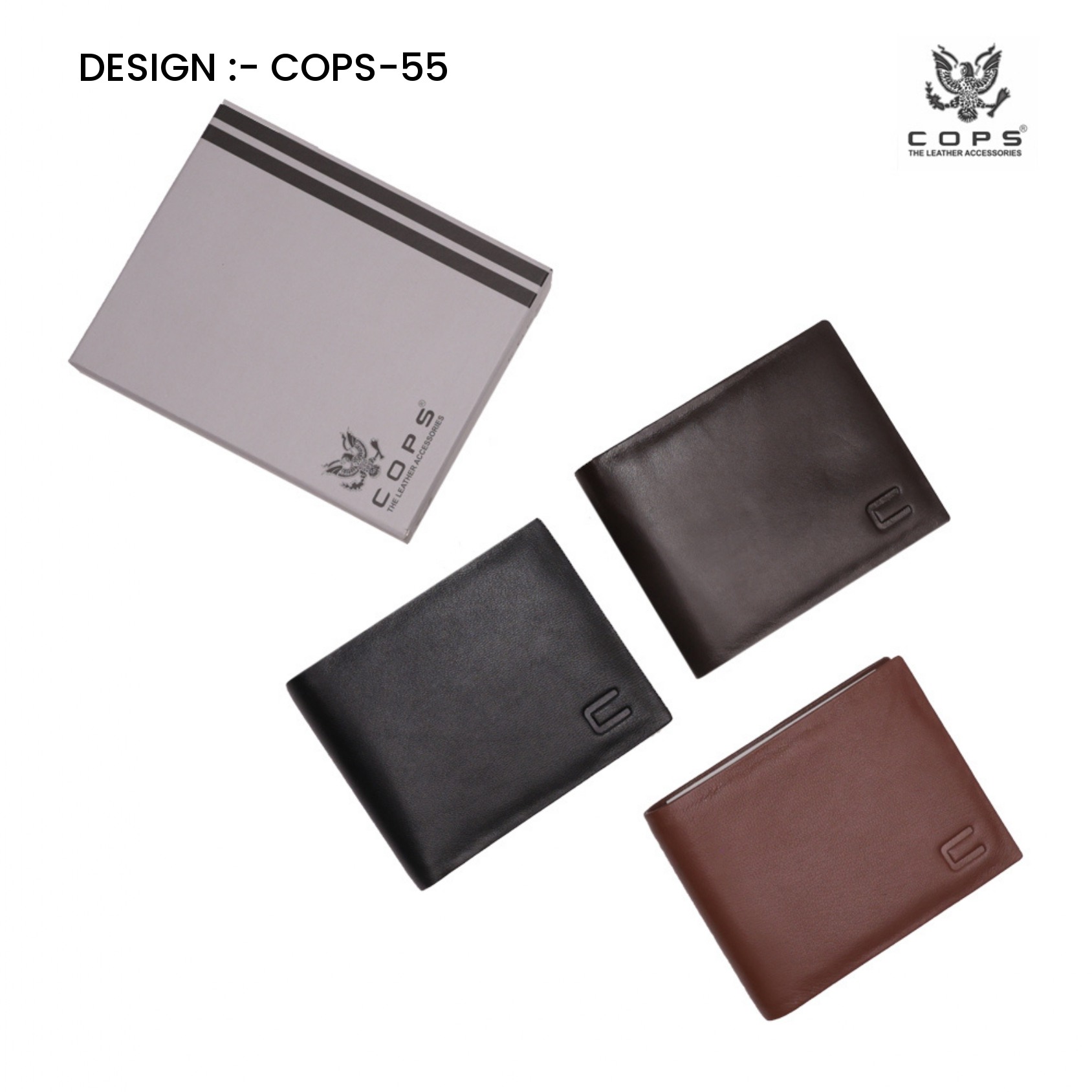 Men's Elite Edition-  Leather Wallet by Cops
