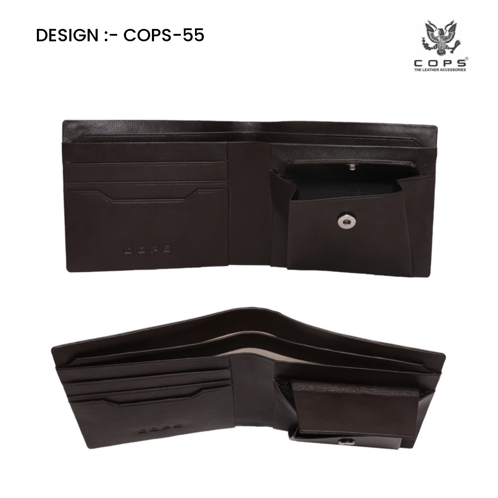 Men's Elite Edition-  Leather Wallet by Cops