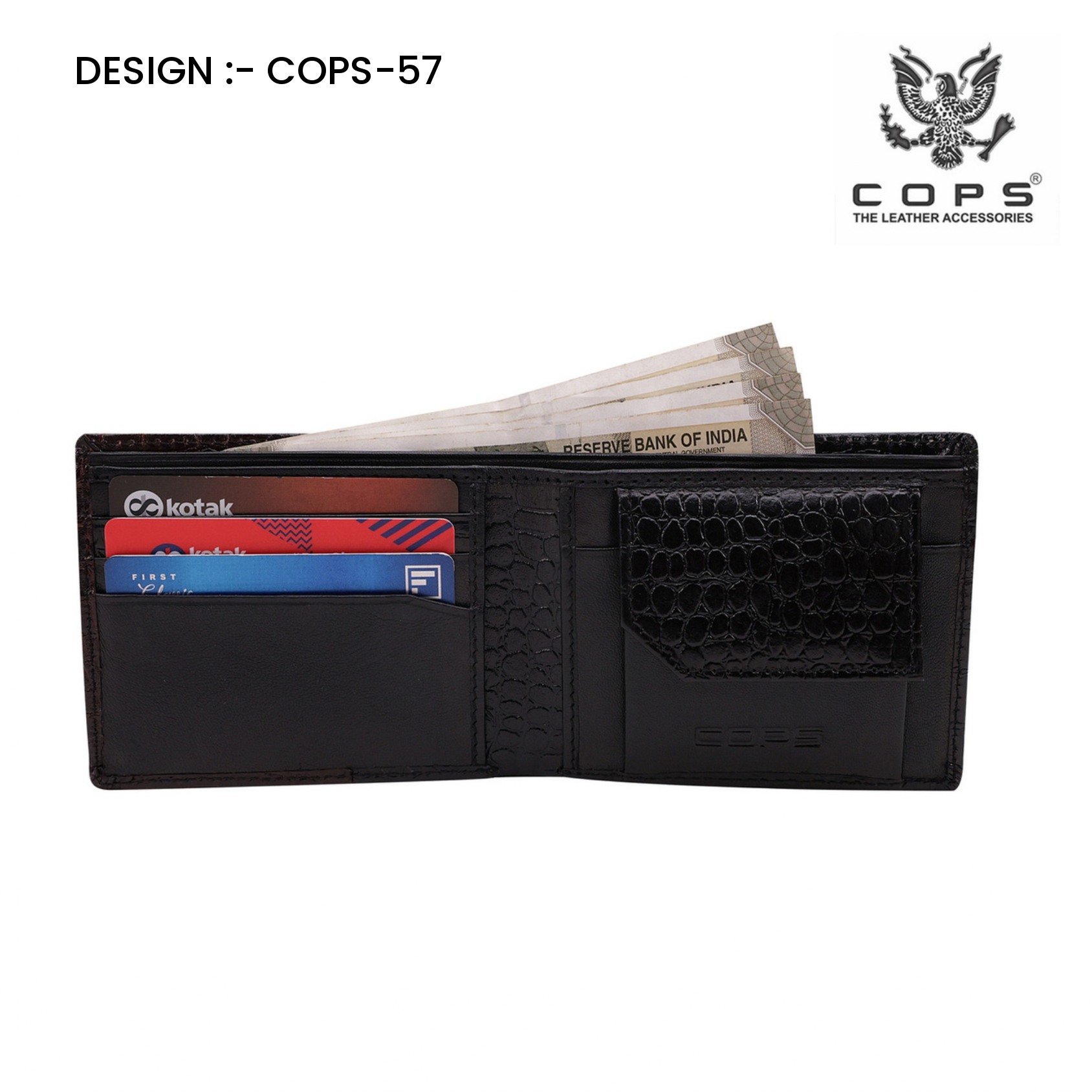 Men's Elite Edition-  Leather Wallet by Cops