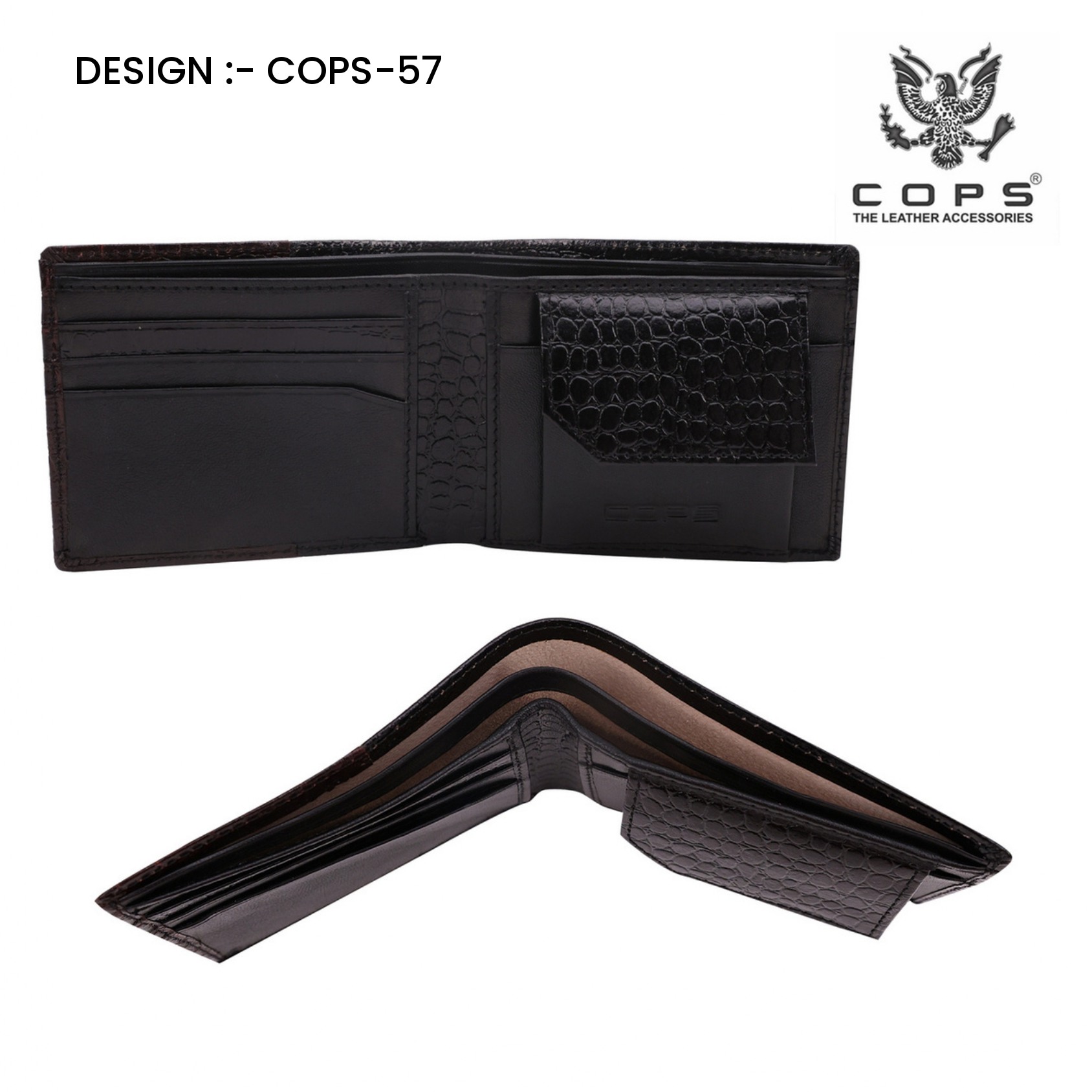 Men's Elite Edition-  Leather Wallet by Cops