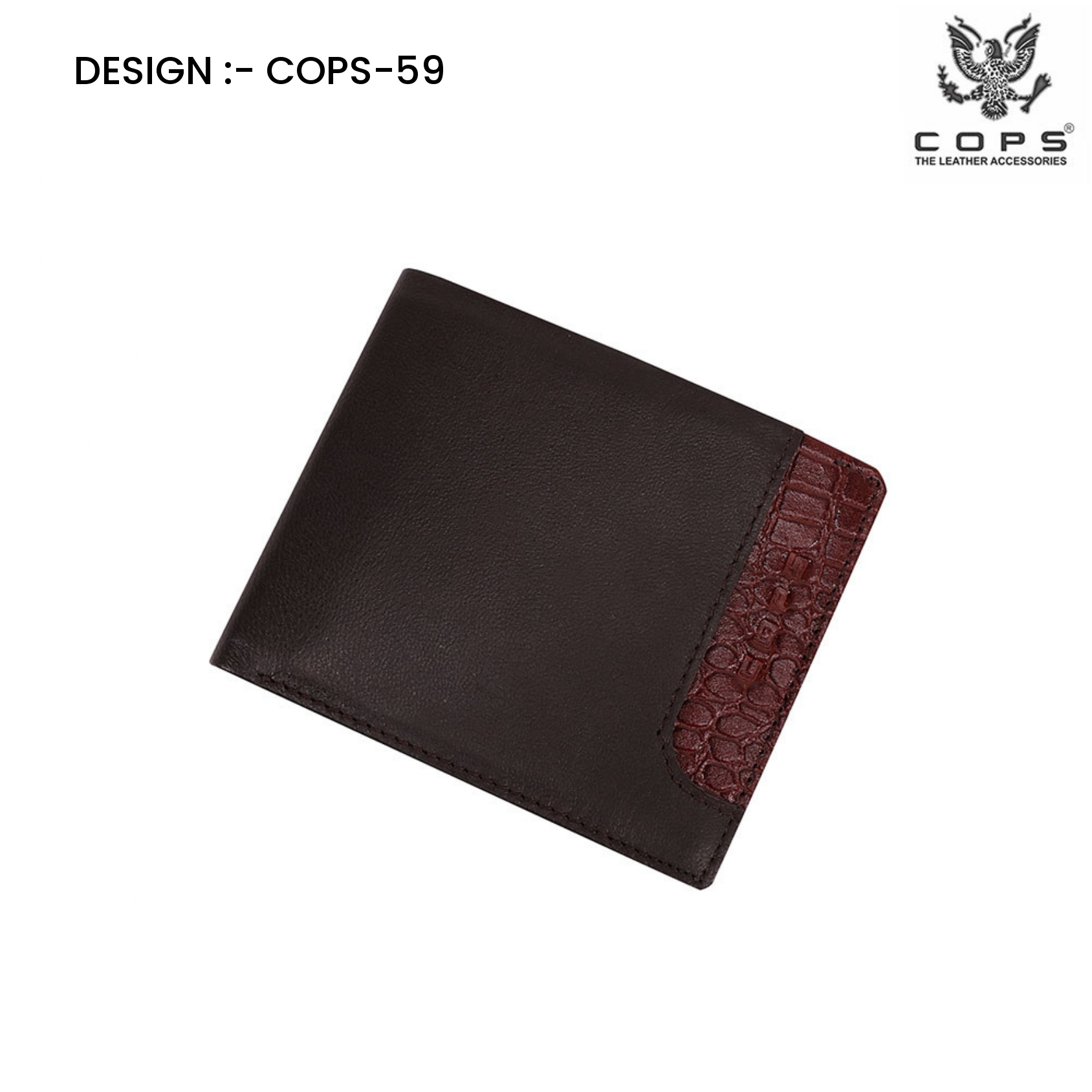 Men's Elite Edition-  Leather Wallet by Cops