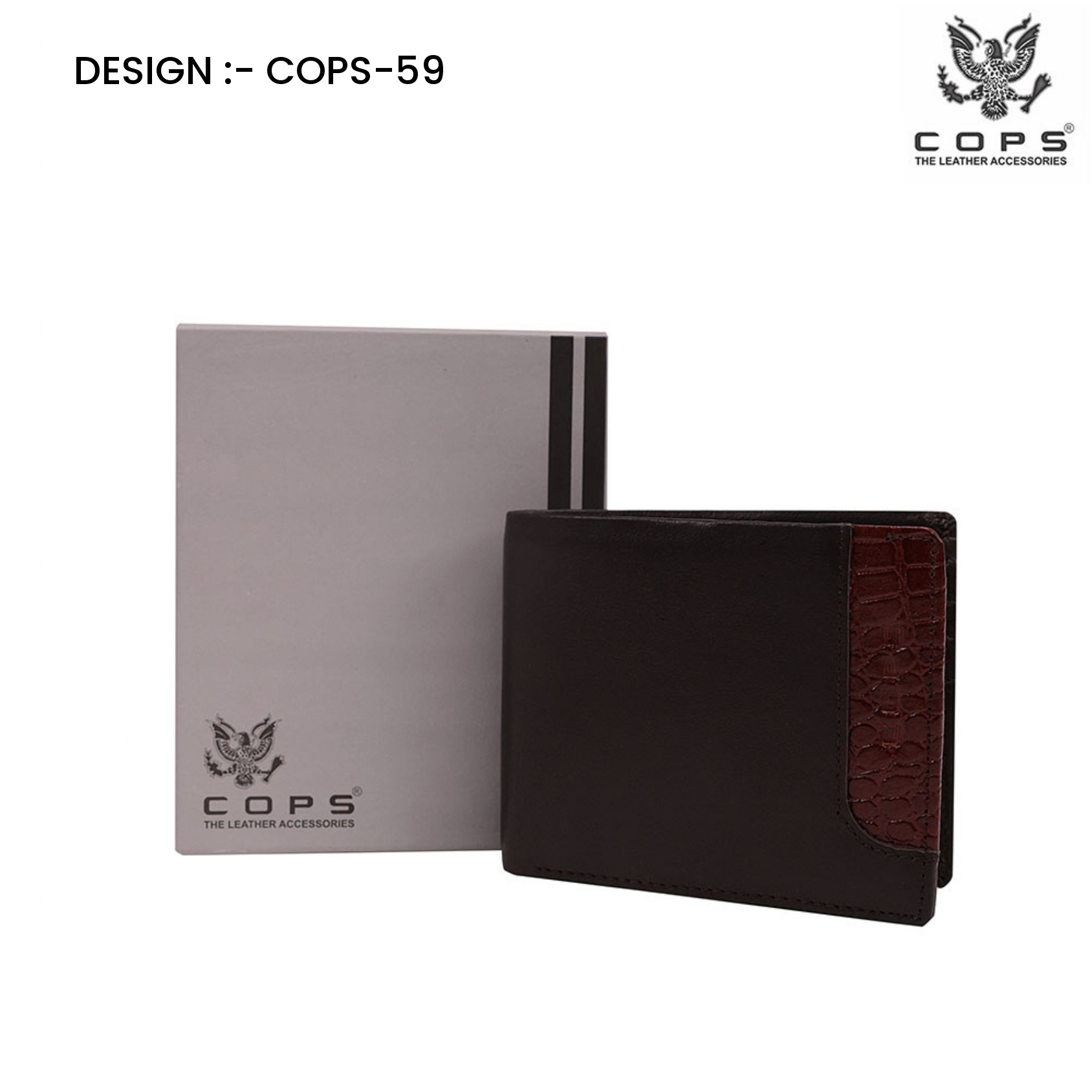 Men's Elite Edition-  Leather Wallet by Cops